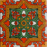 6x6 4 pcs Galicia Talavera Mexican Tile