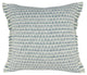 Interwoven Coastal Delight Fringed Throw Pillow