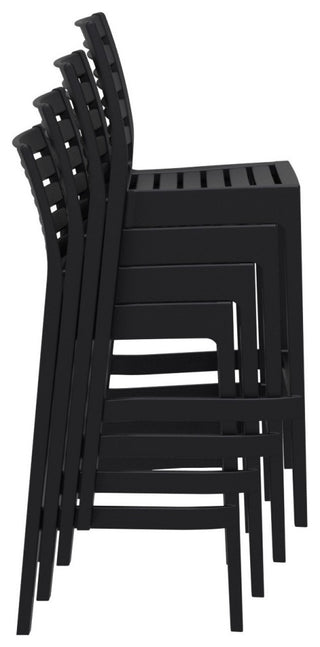 Compamia Ares Resin Barstool Black, Set of 2