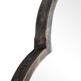 38" Transitional Bronze Arched Mirror