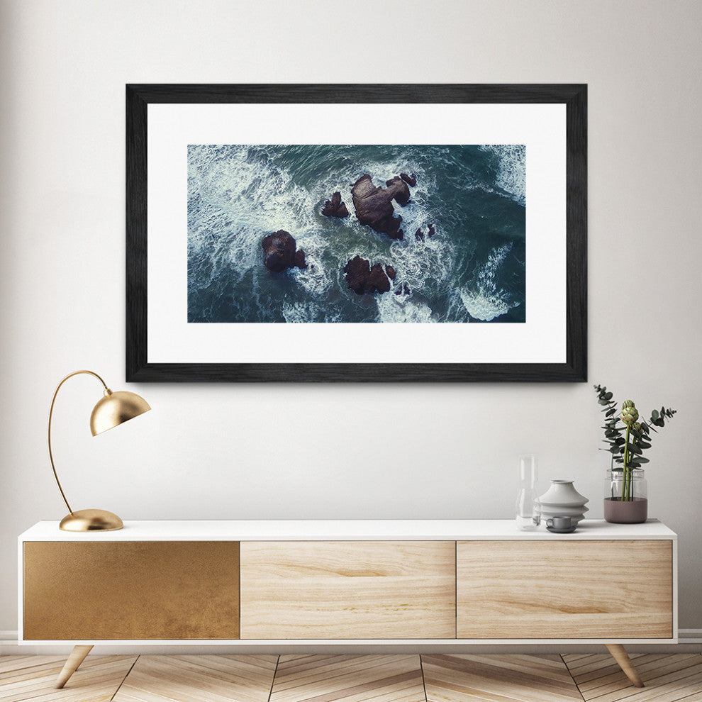"Rock bottom" Matted and Framed, 36" X 52"