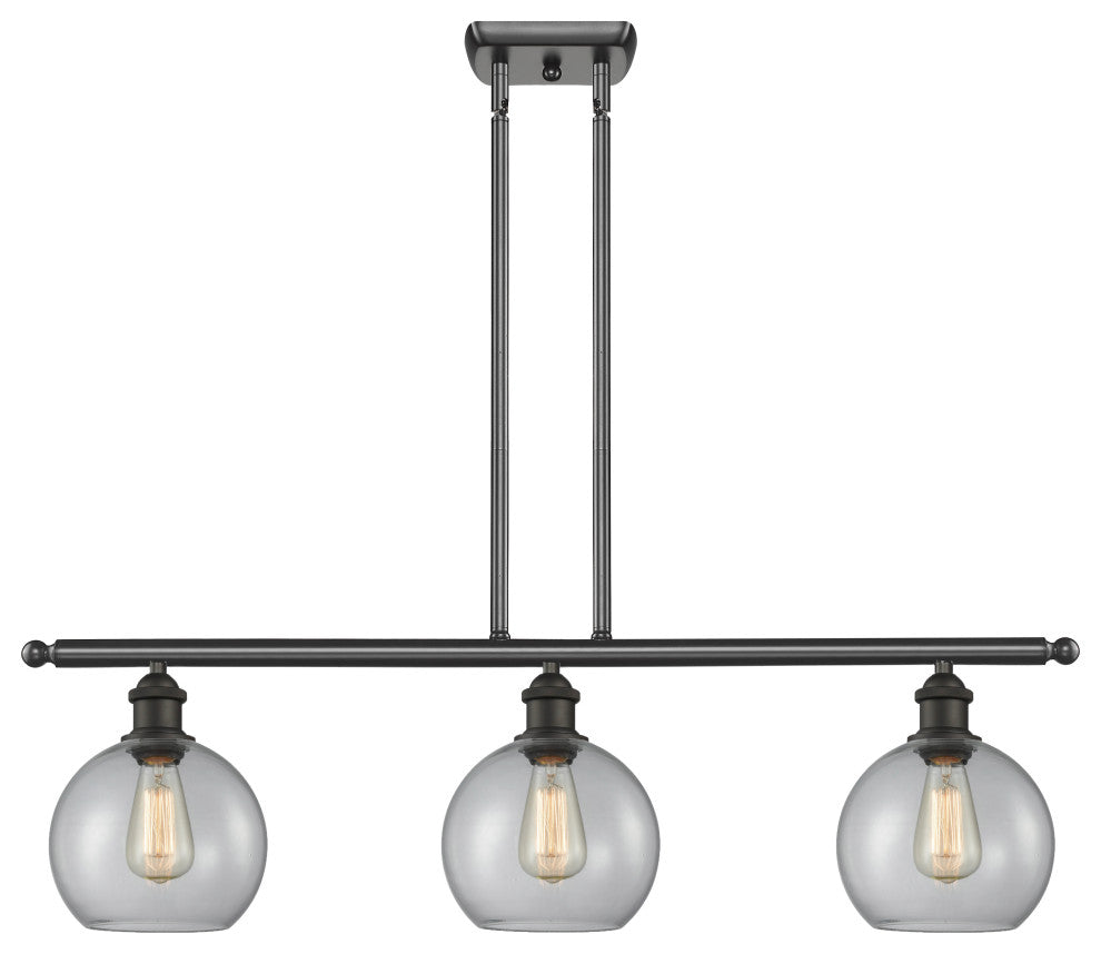 Innovations Lighting 516-3I-OB-G122-8-LED Athens 3 Light 36" Island Light