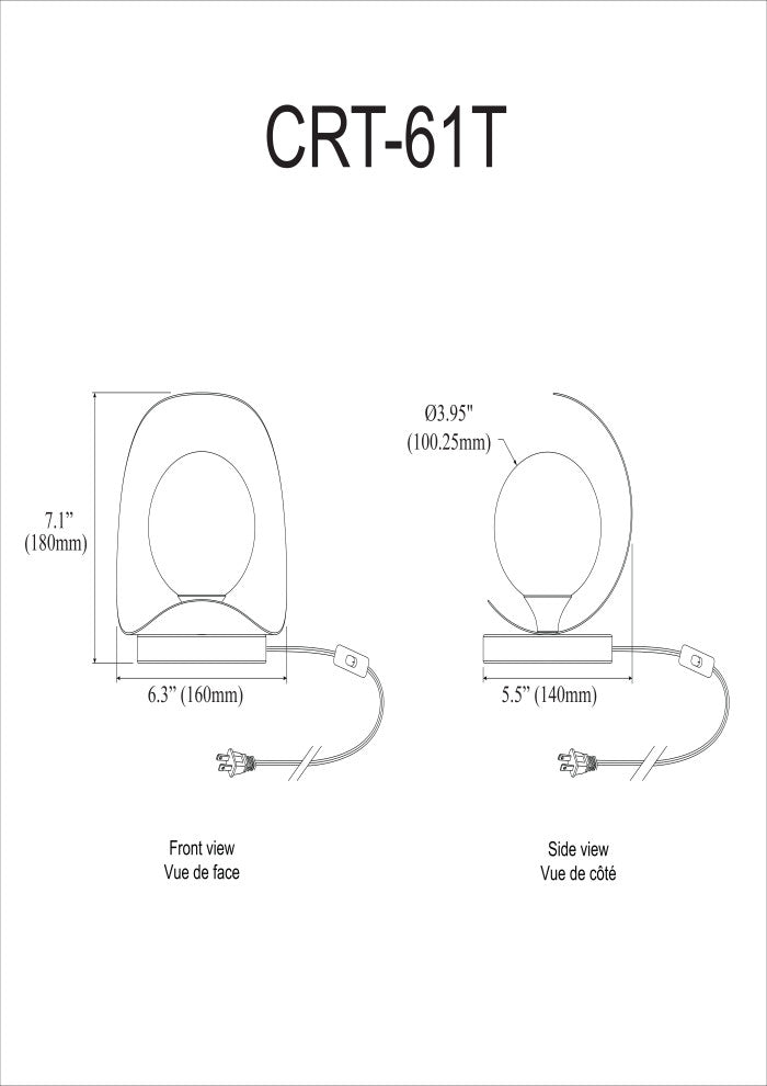 Crescent 1 Light Wall Sconce Matte Black Finish