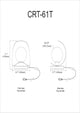 Crescent 1 Light Wall Sconce Matte Black Finish