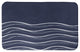 Navy Wavy Lines 21x34 Bath Mat