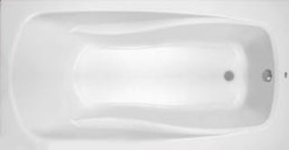 PROFLO PFS7236A Lansford 72" x 36" Drop In Acrylic Soaking Tub - White