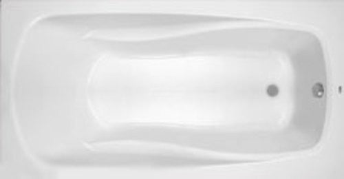 PROFLO PFS7236A Lansford 72" x 36" Drop In Acrylic Soaking Tub - White