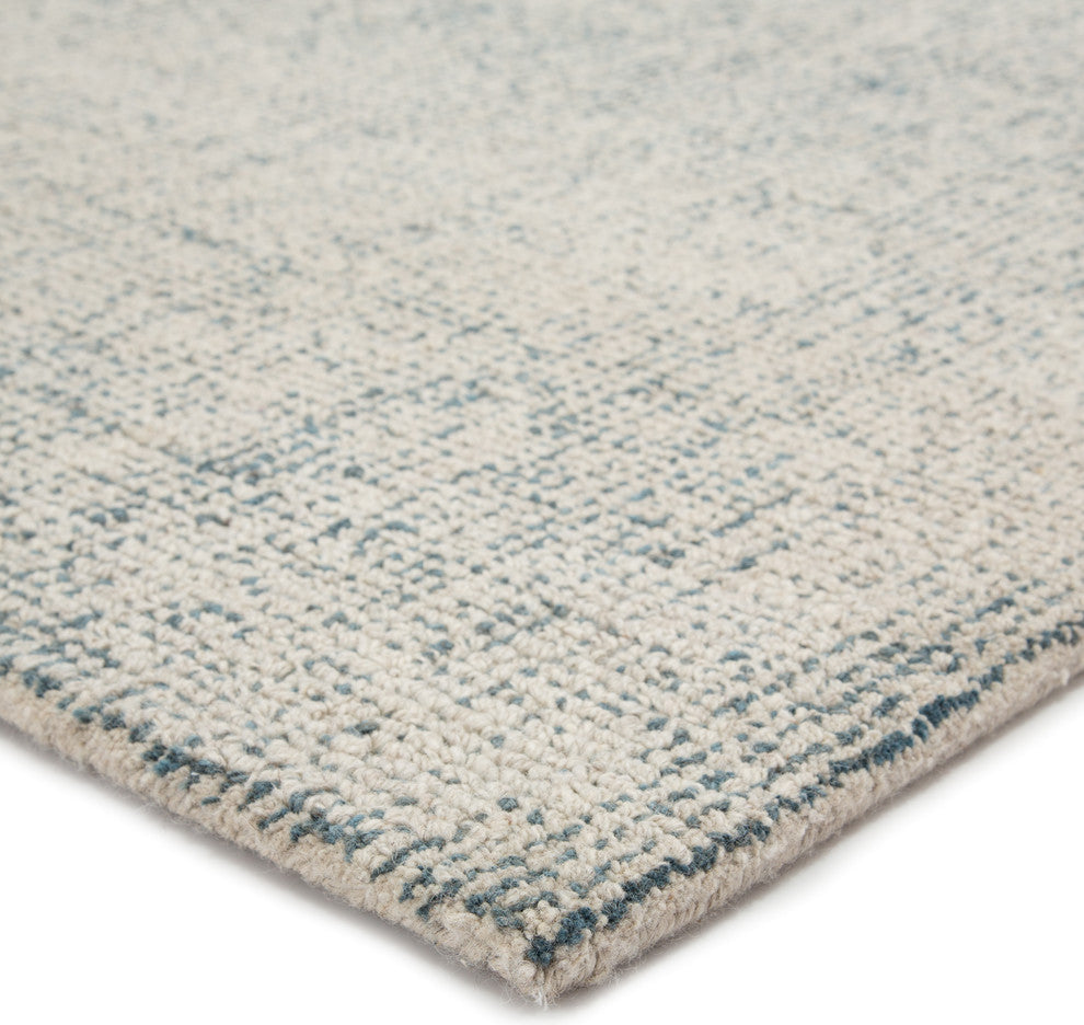 Jaipur Living Oland Handmade Abstract Blue/ Light Gray Area Rug, 9''6"x13''6"