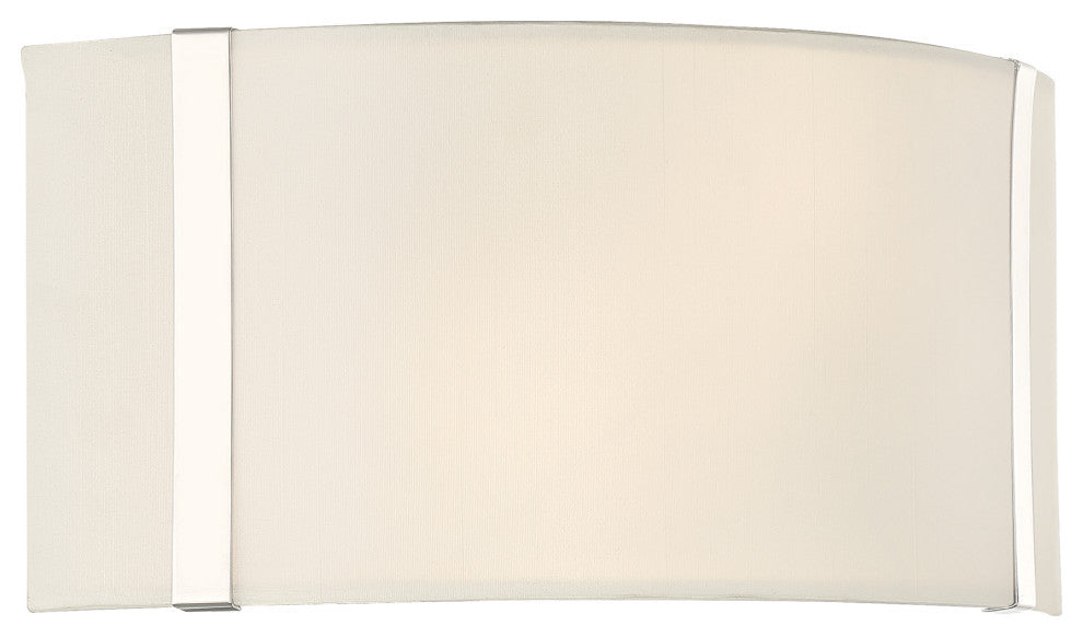 Fulton Two Light Wall Mount in Polished Nickel