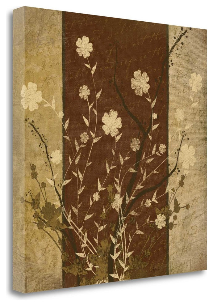 "Flowers I" By Jennifer Pugh, Giclee Print on Gallery Wrap Canvas, Ready to Hang