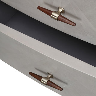 Houston 2-Drawer Nightstand, Walnut