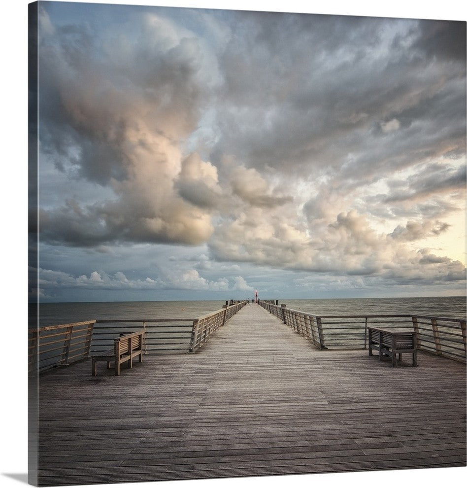 "Heaven's Gate" Wrapped Canvas Art Print, 35"x35"x1.5"