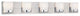 George Kovacs Convex Five Light Bath P5955-077