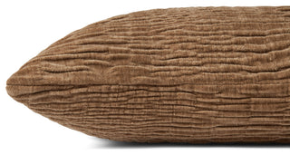 Loloi Pillow, Brown, 22''x22'', Cover With Down