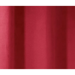 Luxurious Suede Window Curtain - Elegant Soft Texture Drapery, 95x55 Inches, Red, 1 Panel