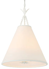Crystorama Lighting Group 564 Broche 4 Light 18"W Pendant - Matte White
