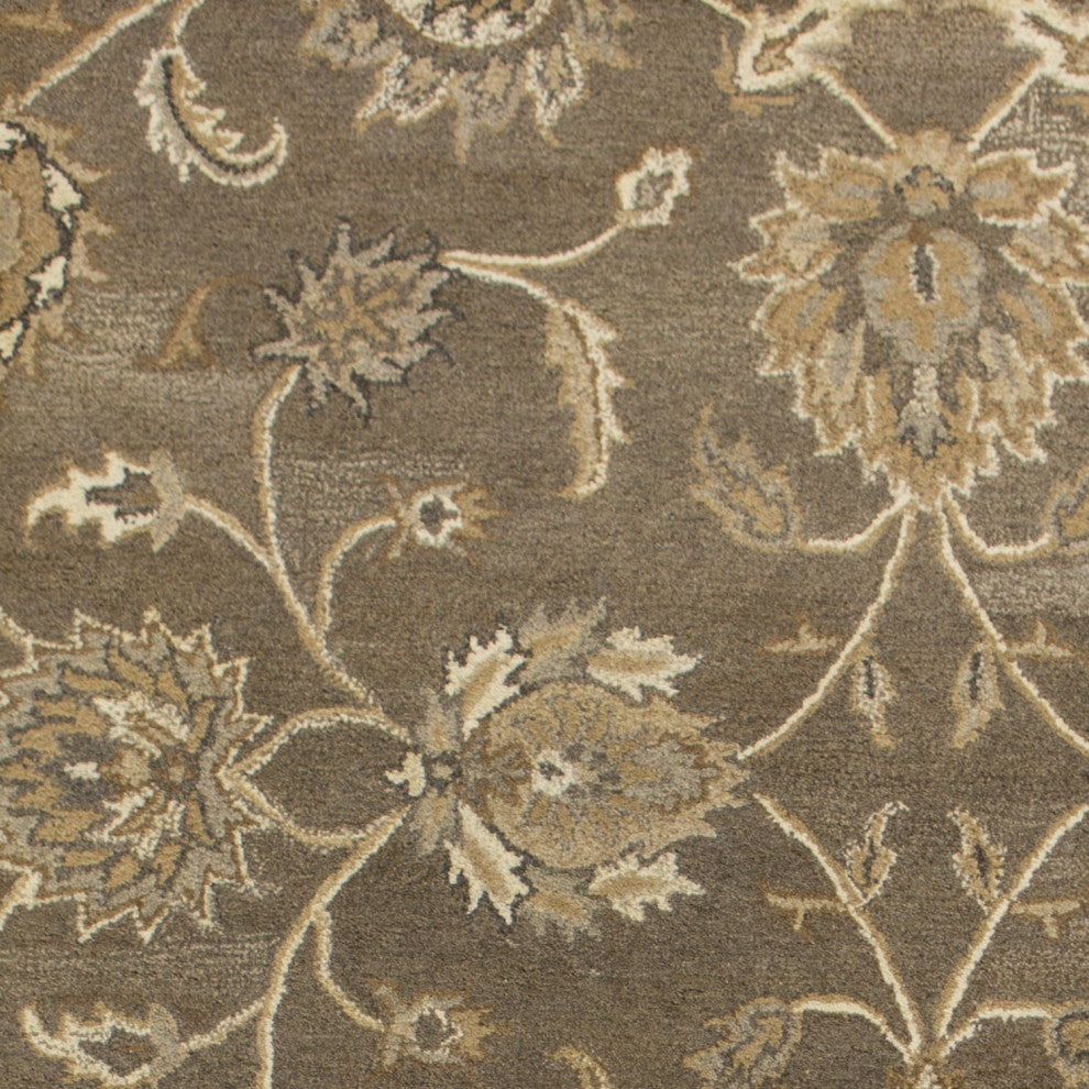 96" X 126" Coffee Wool Rug
