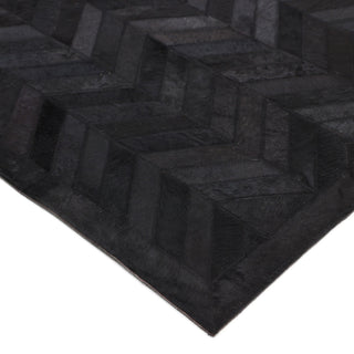 Meir Handmade Area Rug Black, 8' 0" X 10' 0"