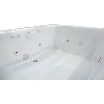 Veronesse 48 x 60 Rect. Whirlpool Drop-In Bathtub - Center Drain - Left Pump