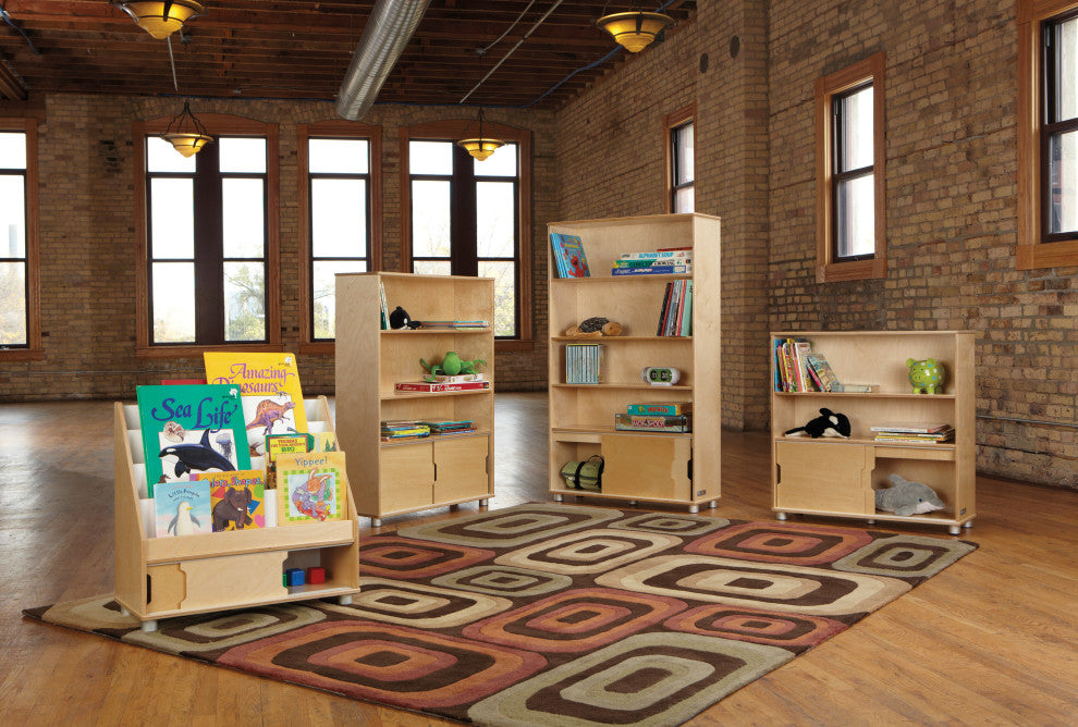 Truemodern Bookcase Storage, 4-Compartment