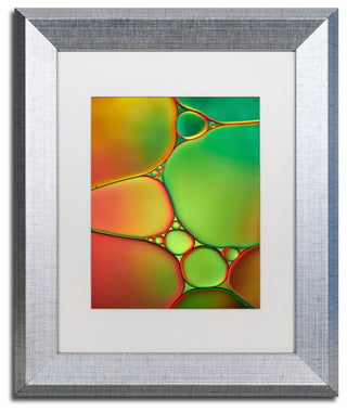 Cora Niele 'Stained Glass II' Matted Framed Art