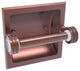 Pacific Grove Recessed Toilet Paper Holder with Dotted Accent, Antique Copper