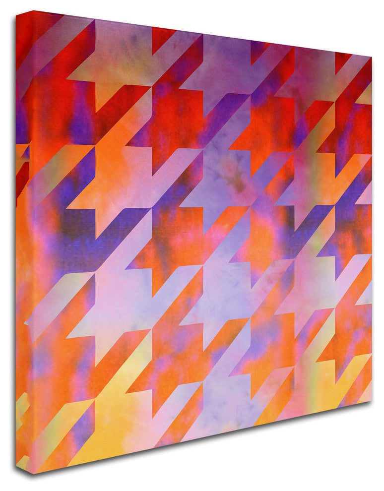 Color Bakery 'Houndstooth VIII' Canvas Art, 18"x18"