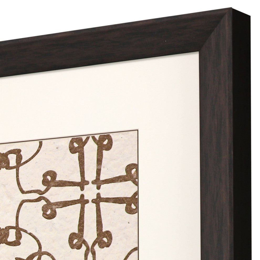 Motif on Cream II Artwork, 2-Piece Set