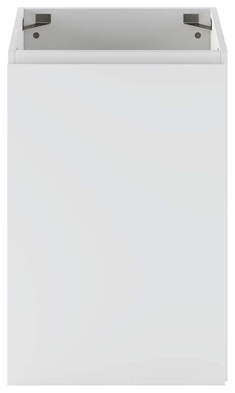 Vitality 18" Wall-Mount Bathroom Vanity, White