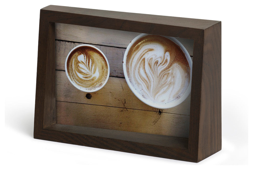 Edge 4"x6" Frame, Aged Walnut