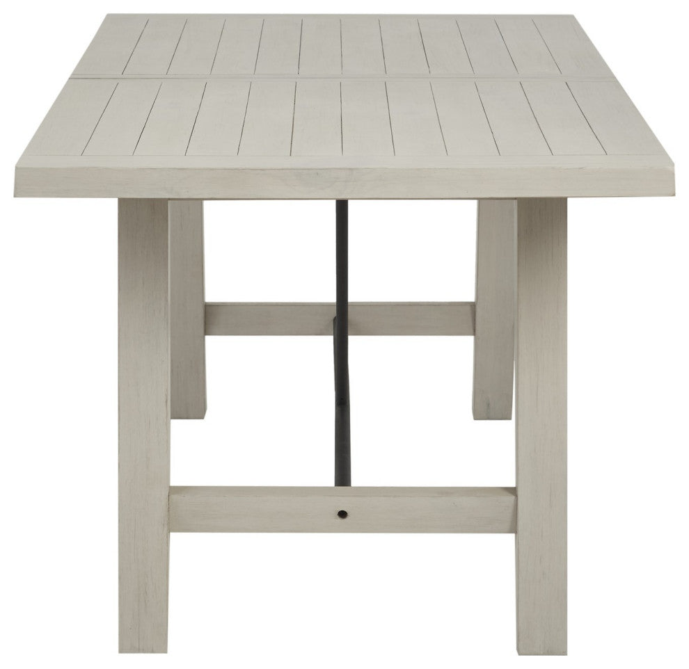INK+IVY Sonoma Dining Bench, Natural, Reclaimed White, 4-Piece Dining Set