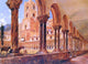 Rudolf Von Alt A View of Monreale  Above Palermo Gallery Wrapped Canvas Print
