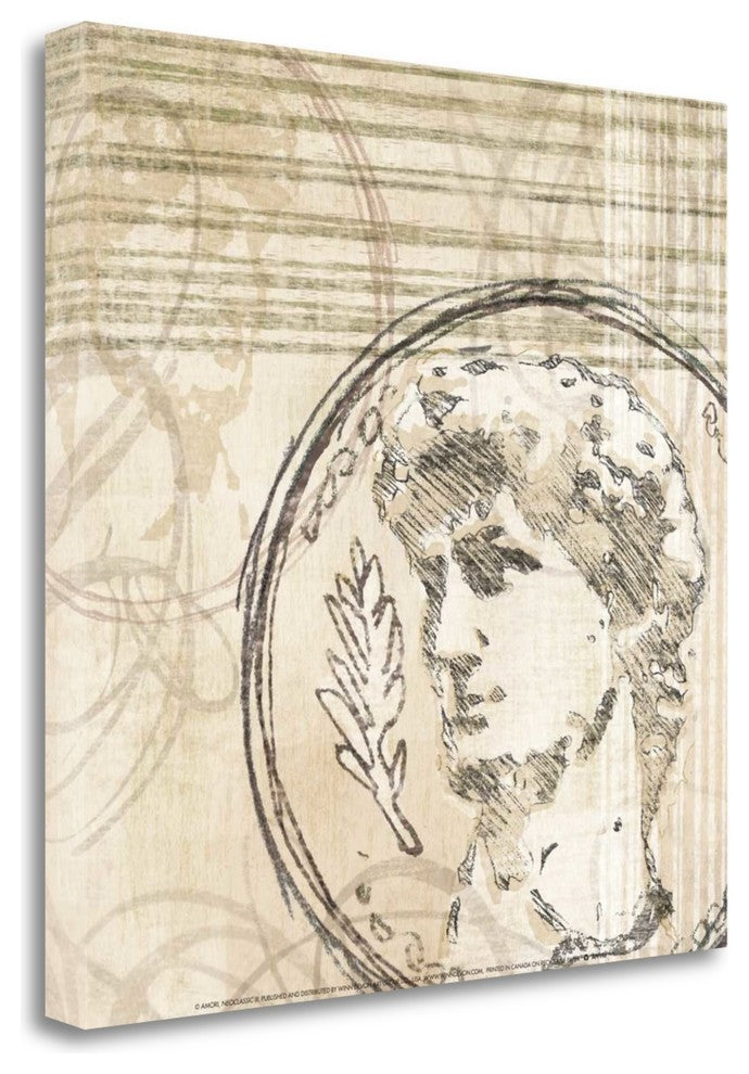 "Neoclassic III" By Amori, Giclee Print on Gallery Wrap Canvas, Ready to Hang