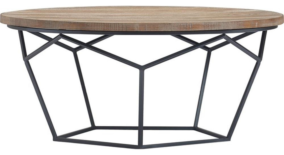 Tommy Hilfiger Avalon Round Coffee Table Brown