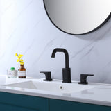 Deck Mounted Two-Handle Widespread Bathroom Faucet