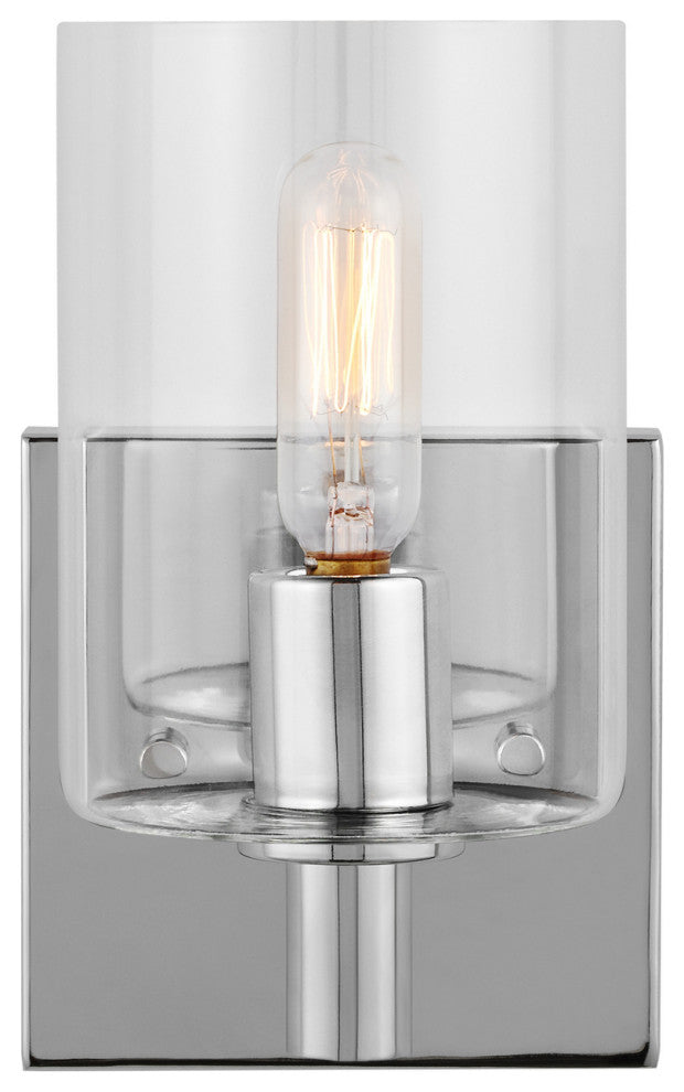 Fullton LED Bath Wall Sconce, Chrome