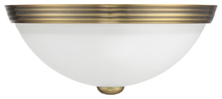 Flush Mount, Warm Brass, 11"
