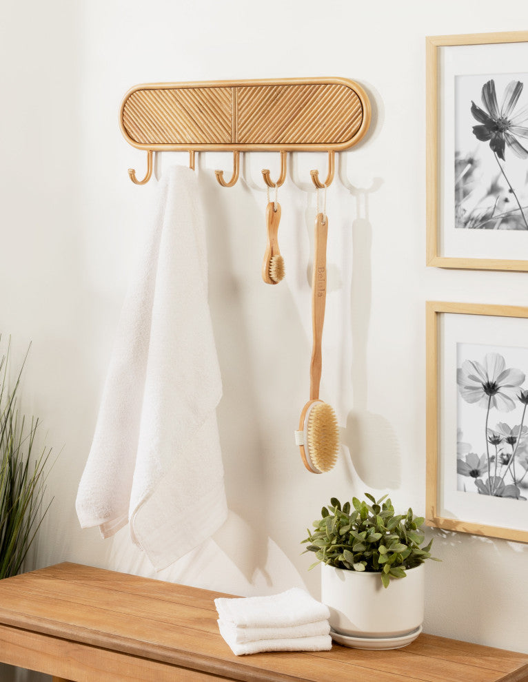 Tioga Wall Hooks, Natural, 20"x3"x8"