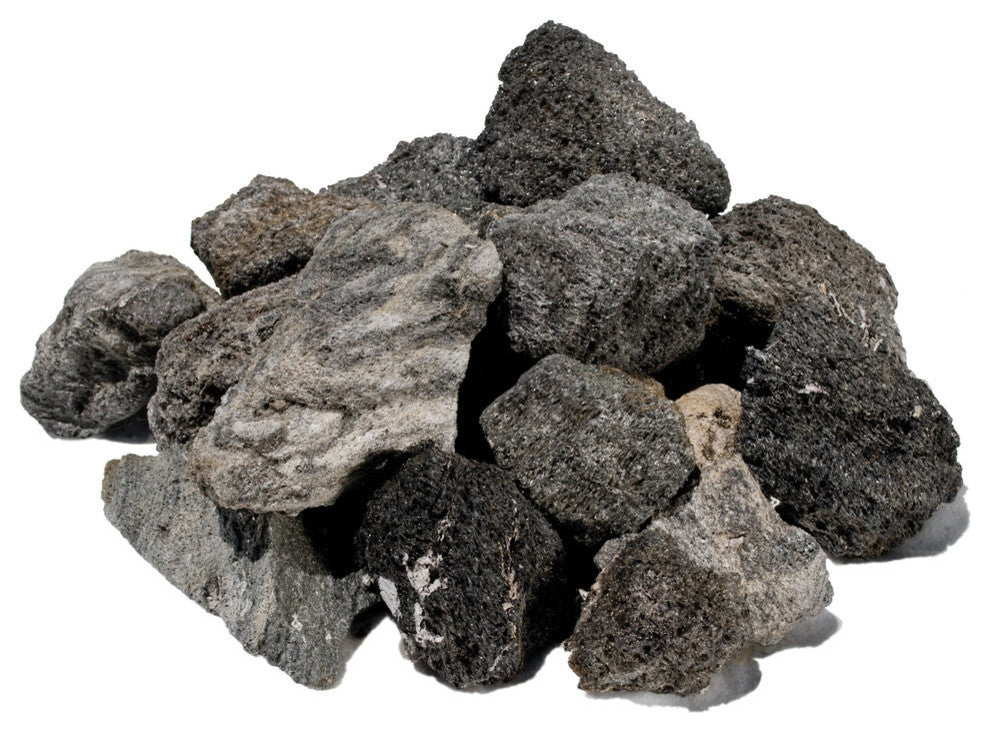 5 lb. Firepit Rock Bag, Charcoal Gray, Charcoal Gray, Single Bag