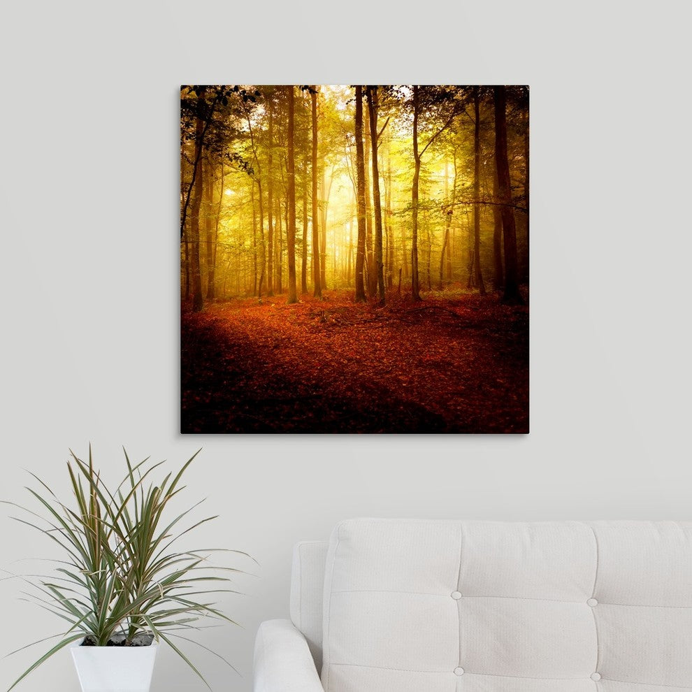 "The Smell of Autumn" Wrapped Canvas Art Print, 24"x24"x1.5"
