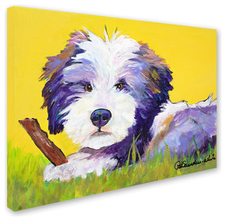 'Chew Stick' Canvas Art by Pat Saunders-White