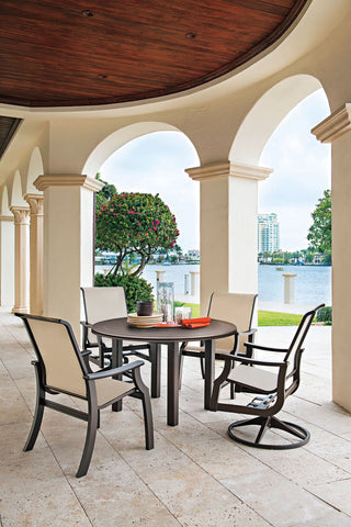 St. Catherine Sling Outdoor Armchair, James/Graphite