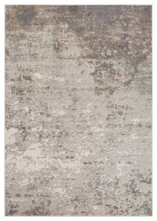 Alpine Amira Area Rug, Gray, 6'7" x 9', Abstract