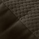 Jaxx Koku, Designer Two-Tone Bean Bag Chair, Quilted Microvelvet, Espresso