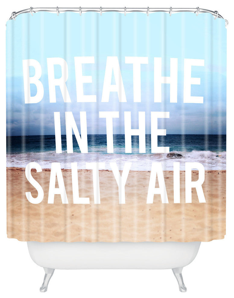 Leah Flores Breathe Shower Curtain