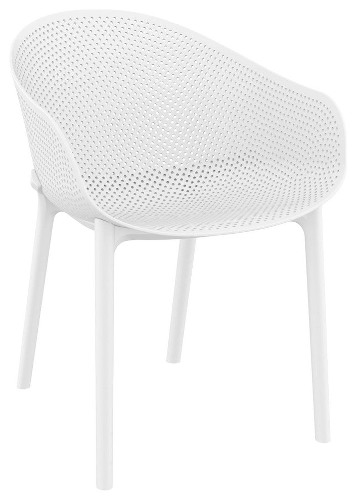 Compamia Sky Extendable 7-Piece Dining Set, White