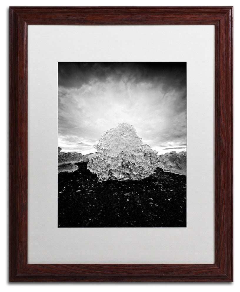 Philippe Sainte-Laudy 'Ice Diamond' Matted Framed Art