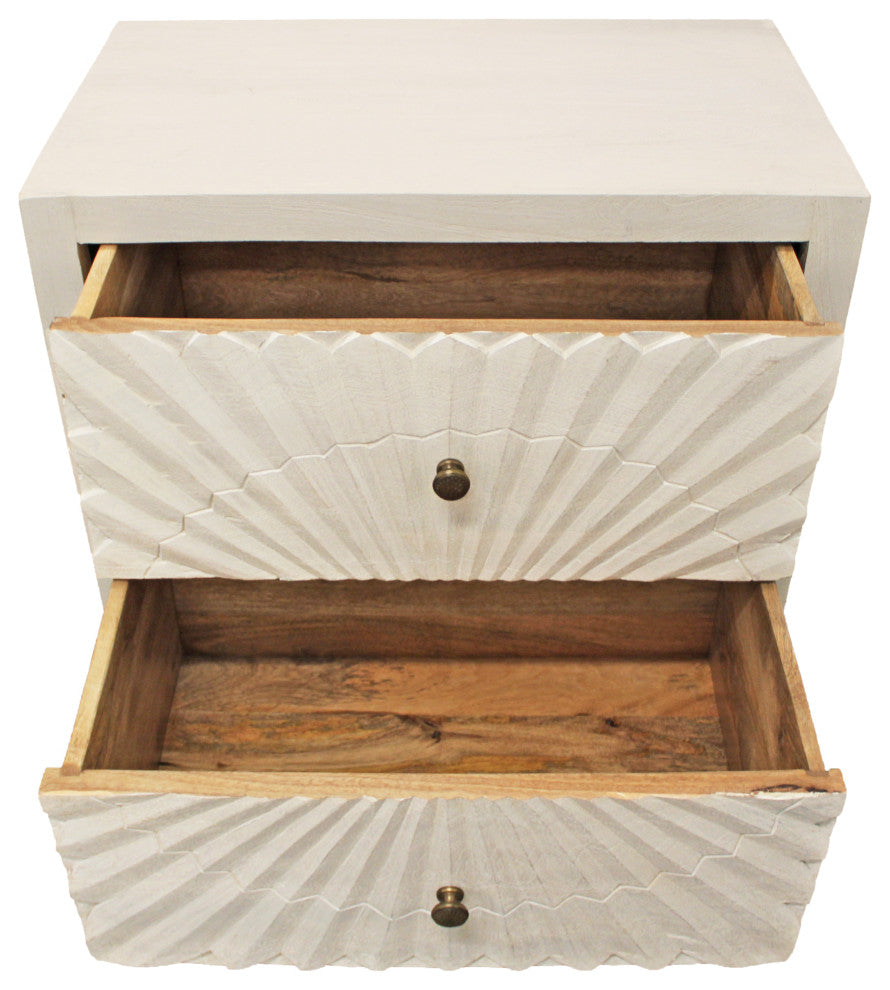 Brassica 2-Drawer Nightstand