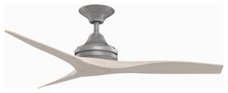 Fanimation Spitfire Ceiling 60" Fan With LED Light, White Washed Blades