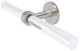 Clearview 2 Arm Guest Towel Holder, Satin Nickel